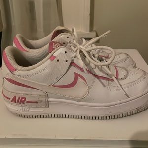 Women’s Nike Air Force 1 Shadow 'White Magic Flamingo' Sneakers